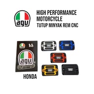 HONDA AGV full CNC universal motorcycle brake fluid cover straight boltHONDA