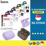 (SG) Hoco EQ15 TWS True Wireless Bluetooth Headset Built-In Microphone Touch Control Earbuds HD Ster