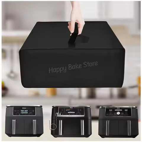 Heat and Water Resistant Oxford Cloth Air Fryer Dust Cover for Ninja Foodi MAX AF400EUCP 9.5L Dual Z