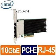 Intel® 乙太網路交集網路介面卡 X710-T4 10G 四埠RJ45 伺服器網路卡