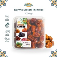Kurma Sukari 1 Kg Thinwall Kurma Raja Premium Original