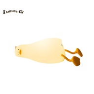 Cute Light Up Duck, LED Squishy Duck Lamp, Lying Flat Duck Night Light, Rechargeable Bedside Touch L