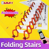 Folding stairs Automatic loft ladder  Attic staircase garret stairs  Invisible ladder  telescopic st