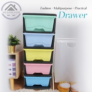 5 Tier Drawer Cabinet Multipurpose Cabinet Drawer Plastic Drawer Storage Cabinet/ Laci/ Almari Baju/ Clothes Cabinet