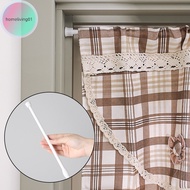 homeliving Adjustable Curtain Rod Metal Curtain Rod Holder Without Drilling Curtain Stick Shower Rod Wardrobe  Extendable Stick sg