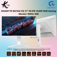GIGABYTE M27QA ICE 27" 180Hz SS IPS 1440P QHD 2K Gaming Monitor - 1MS HDMI DP