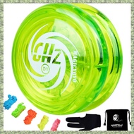 (C Z G L)  Responsive Yoyo D1 GHZ, Professional Looping Yoyos for Kids Beginner with Yoyo Strings+Gl