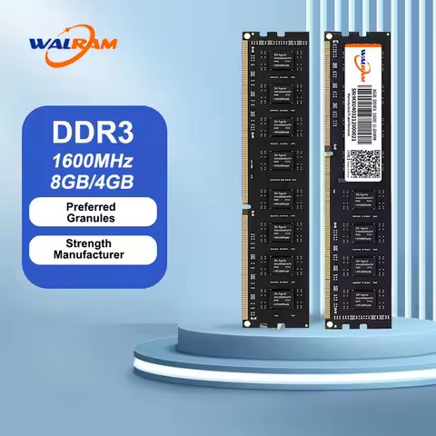 Walram Memoria Ram DDR3 8GB 1600mhz RAM Desktop Memory DDR3 1600 mhz PC3 4GB 12800U 240Pin 1.5V NO E