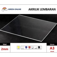 Akrilik 2Mm | Akrilik Lembaran A3 2Mm | Akrilik Sheet 2Mm A3 | Akrilik