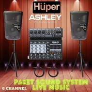 PAKET SOUND SYSTEM LIVE MUSIC HUPER 15 INCH - ASHLEY PAKET HEMAT