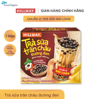 Trà sữa trân châu đường đen Hillway (4 gói trà sữa (28g) và 4 gói trân châu(30g))