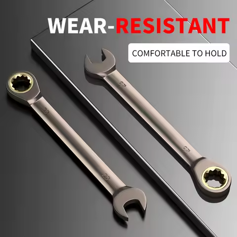 6-17mm Wrench Ratchet Wrench Torque Universal Wrench Automotive Maintenance Tools Metric Manual Tool