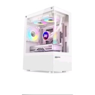 MMa SR-89 Tempered Glass Pc Gaming Case White