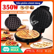 Máy Làm Bánh Quế/Bánh Kẹp Waffle Mini Ckeyin Jd102 Máy Làm Bánh Waffle Tự Làm Bánh Bằng Điện Có Lớp