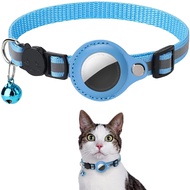 Anti-Lost Cat Collar for Airtag GPS Tracker Protective Case With Bell Reflective Cats Necklace Kitte