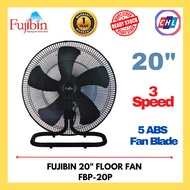 FUJIBIN 20 INCH 5 ABS FAN BLADE FLOOR FAN FBP-20P - FUJIBIN MALAYSIA WARRANTY
