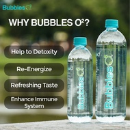 BUBBLES 02 High Oxygenated Natural Mineral Water {425ml/800ml/425ml x 6 Bottles}