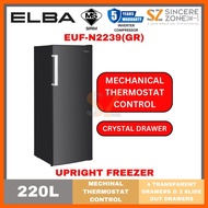 ELBA EUF-N2239(GR) 220L Upright Freezer