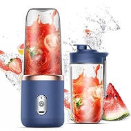 MKElectric Juicer 6 Blades USB Smoothie Blender Portable Wireless Mini Charging Fruit Squeezer Ice CrushCup Food Processor