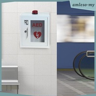[AmlesoMY] Aed Storage Cabinet Aed First Aid Cabinet Sturdy Wear Resistant Professional