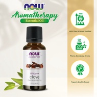 NOW Essential Oils, Clove Oil, Balancing Aromatherapy Scent, Steam Distilled, 100% Pure, Vegan, 30 m