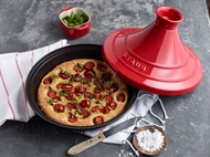 Staub Tajine 28cm Cast Iron - Black/Cherry