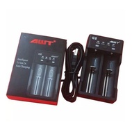 Carger 2 slots C2 Awt casan pastchrging 18650 2 slots