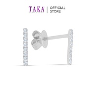 IH0 TAKA Jewellery Gold Diamond Earrings 9K