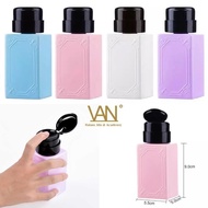 Plastic Bottle Pump Makeup Remover Nail Art/Bottle Cleansing Aesthetic Beautiful Cute 250ml