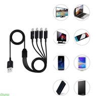 dusur Convenient 4 Way USB Charging Cable Multicharging Cable Charge Multiple Devices with Ease 7 87