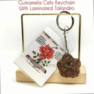 LuckyCharm Keychain Gumamela Celis Talandro with Red Pouch