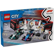 LEGO 60444 City: F1 Garage with Mercedes-AMG and Alpine Cars