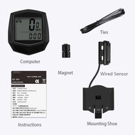 1pcs bicycle riding speed counter code meter bicycle accessories waterproof wired digital bicycle ri