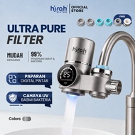 HIJRAH WATER Ultra Pure Penapis Air Kepala Paip Halal Digital Tanpa Elektrik Sinaran UV Basmi 99.9% 
