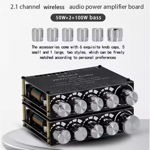 XY-S100L Power Subwoofer Amplifier Board 2.1 Channel Audio Stereo Equalizer Amp
