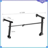 [Ranarxa] Second Tier for Keyboard Stand Black Music Stand Support Sturdy Adjustable