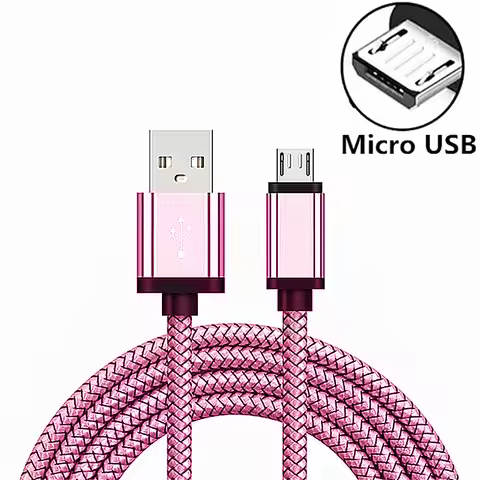 Micro USB Charging Cable For Samsung Galaxy A3/A5/A7 J3 2016 J4 J6 A6 Plus J7 J8 A2 Pro 2018 S6 S7 E