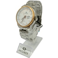 HEGNER Fashion Silver Stainless Steel Brand Gents Men Luxury Watch Original Jam Tangan Lelaki Tali B