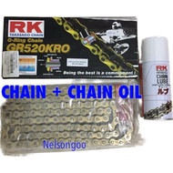 RK Chain O-Ring GR520KRO 120L Full Gold
