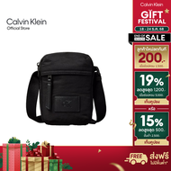 CALVIN KLEIN กระเป๋าสะพายข้างผู้ชาย Nylon Reporter Bag รุ่น 4G3089G UB1 - สีดำ