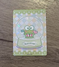 Sanrio Keroppi 大眼蛙 玻璃球閃咭