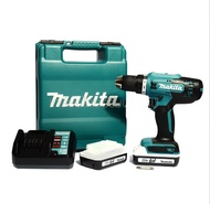 ชุดสว่านไขควงไร้สาย 18 โวลต์ (G-TYPE) MAKITA รุ่น DF488DWE ขนาด 13 มม. พร้อมแบตเตอรี่และแท่นชาร์จ
