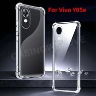 Phone Case For Vivo Y05e 4G 2026 Vivo Y05 E Y05 T5E 5G 4G Transparent Shockproof Back Cover Silicone