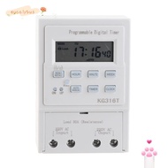 EUCALYTUSMY Digital Timer Switch, 30A AC 220V Programmable Timer, Smart Home 1Min - 168H KG316T Micr