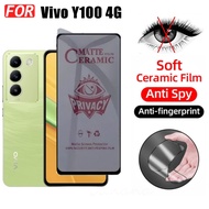 Vivo Y100 4G Tempered Glass for Vivo Y18 Y16 Y38 Y17s Matte Ceramic and Ceramic Privacy Full Cover Camera Lens Screen Protector Glass Film
