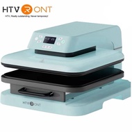 HTVRONT 220V Auto Heat Press Machine 15"x15"/38cm x 38cm Automatic Hot Press Iron Garment Pressure E