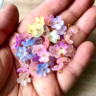 DIY Accessories Glass Beads FLower and Leaf DIY Beads