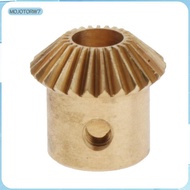 [mojotorw7] 0.5 Modulus Bevel Gear in Brass, Diameter of 25mm, Hole Range: 3 to 5mm