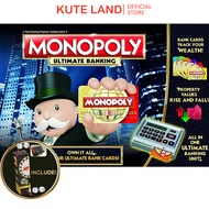 Bộ Cờ Tỷ Phú Monopoly 4.0 Board Game Có Máy Ngân Hàng điện tử quẹt thẻ ATM tự động