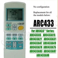Remote control for Daikin aircon (replacement)-ARC433
